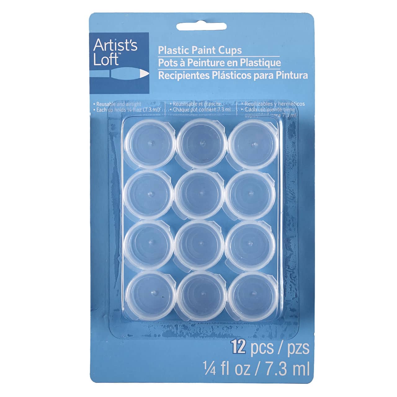 24 Packs: 12 ct. (288 total) Plastic Paint Cups by Artist's Loft™